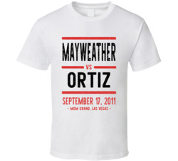Mayweather Vs Ortiz September 17 2011 Mgm Grand Las Vegas Boxing T Shi