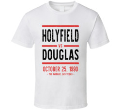 Holyfield Vs Douglas October 25 1990 The Mirage Las Vegas Boxing T Shi