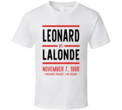 Leonard Vs Lalonde November 7 1988 Caesars Palace Las Vegas Boxing T S