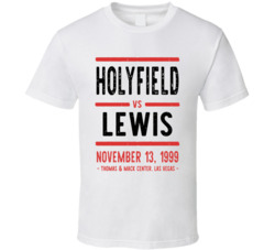 Holyfield Vs Lewis November 13 1999 Thomas & Mack Center Las Vegas