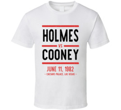 Holmes Vs Cooney June 11 1982 Caesars Palace Las Vegas Boxing T Shirt