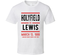 Holyfield Vs Lewis March 13 1999 Madison Square Garden New York Boxing
