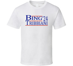 Chandler Bing Joey Tribbiani For President '24 Friends Fan T Shir