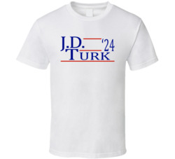 John Dorian Christopher Turk For President '24 Scrubs Fan T Shirt