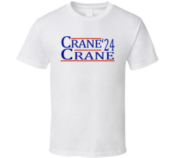 Frasier Crane Niles Crane For President '24 Frasier Fan T Shirt