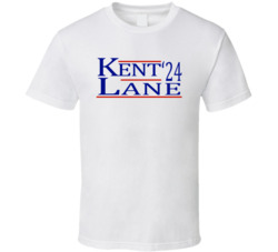 Clark Kent Lois Lane For President '24 Smallville Fan T Shirt