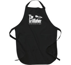 The Grillfather The Man The Myth The Legend Father's Day Apron