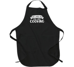 She's With Me For My Cooking Father's Day Apron