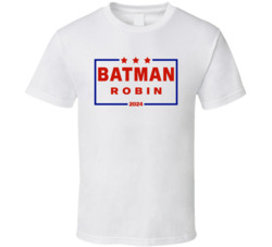 Batman And Robin For President 2024 Batman Movies Fan T Shirt