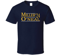 Reggie Miller Jermaine O'neal For President '24 Indiana Bask