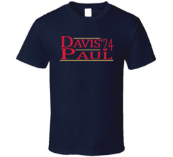 Anthony Davis Chris Paul For President '24 New Orleans Basketball