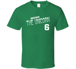 Kristaps Porzingis 6 The Unicorn Favorite Player Basketball Fan T Shir