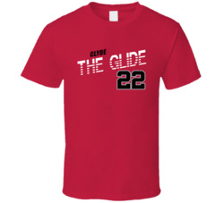 Clyde Drexler 22 The Glide Favorite Player Basketball Fan T Shirt