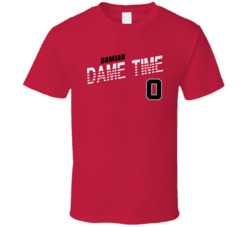 Damian Lillard 0 Dame Time Favorite Player Basketball Fan T Shirt