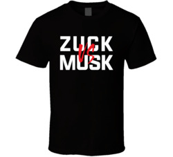 Zuck Vs Musk Cage Fight T Shirt