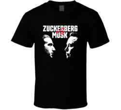 Zuckerberg Vs Musk Cage Fight T Shirt