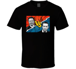 Elon Musk Vs Mark Zuckerberg Cage Fight T Shirt