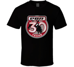 Pbr 30th Anniversary Bullriding Fan T Shirt
