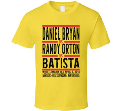 Daniel Bryan Vs Randy Orton Vs Batista Wrestlemania Xxx Retro Look Coo