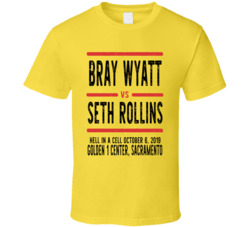 Bray Wyatt Vs Seth Rollins Hell In A Cell Retro Look Cool T Shirt