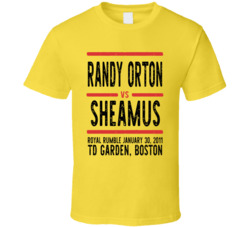 Randy Orton Vs Sheamus Royal Rumble Retro Look Cool T Shirt