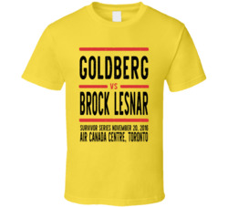 Goldberg Vs Brock Lesnar Survivor Series Retro Look Cool T Shirt