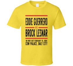Eddie Guerrero Vs Brock Lesnar No Way Out Retro Look Cool T Shirt
