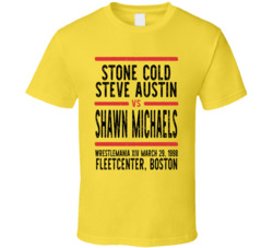 Stone Cold Steve Austin Vs Shawn Michaels Wrestlemania Xiv Retro Look 
