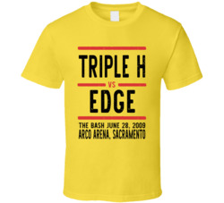 Triple H Vs Edge The Bash Retro Look Cool T Shirt