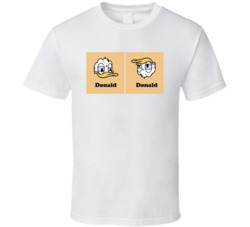 Donald Trump Upside Down Donald Duck Funny T Shirt