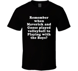 Remember When Maverick And Goose Played Volleyball To Playing With The