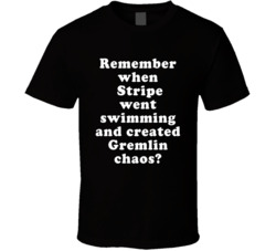 Remember When  Stripe Went Swimming And Created Gremlin Chaos T Shirt