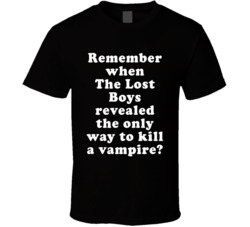 Remember When The Lost Boys Revealed The Only Way To Kill A Vampire T 