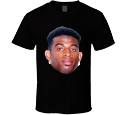 Deion Sanders Big Head Colorado Football Fan T Shirt
