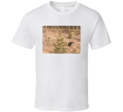 Bear Shitting In The Woods Funny T Shirt