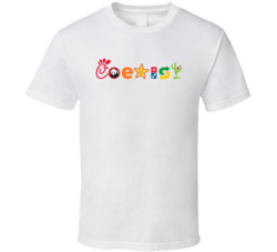 Coexist Fast Food Restaurants T Shirt