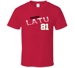 Cameron Latu 81 Favorite Player Fan T Shirt