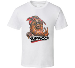 Tupacca Rapper Wookiee Mashup T Shirt