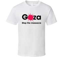 Gaza Stop The Massacre Supporter T Shirt