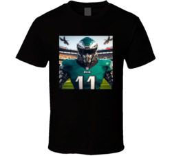 Aj Megajawn Brown Aj Brown T Shirt