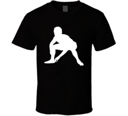 Wrestling Crouch Pose Silhouette T Shirt