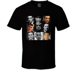 Bad Guys Of Tv And Movies T Shirt