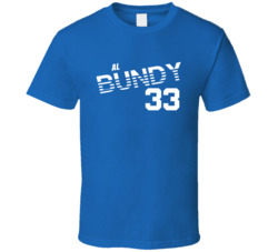 Al Bundy 33 Polk High Married With Children Tv Series Fan T Shirt