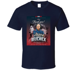Bill Belichick Thank You Six Time Champion T Shirt