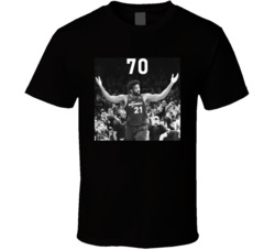 Joel Embiid Scores 70 Pts T Shirt