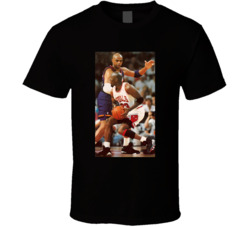 Michael Jordan Charles Barkley 92-93 Finals Fan T Shirt