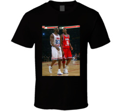 Michael Jordan And Kobe Bryant Talking At The All Star Game Fan T Shir