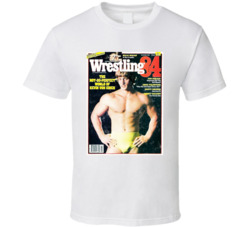 Kevin Von Erich Wrestling 84 Magazine Distressed Look Cover T Shirt