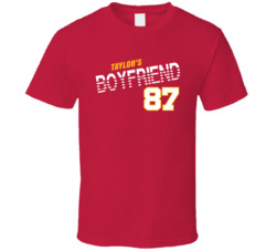 Taylor's Boyfriend 87 Favorite Player Fan T Shirt