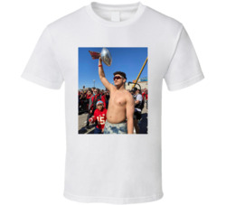 Patrick Mahomes Shirtless Holding Trophy T Shirt